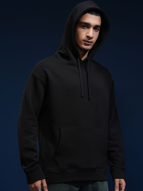 HIGHLANDER Men Hooded Drop Shoulder Oversized Sweatshirt - Image 3