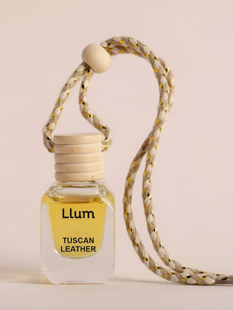 LLUM Black & Brown Oud & Tuscan Leather Fragrance Car Air Freshener - Image 2
