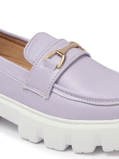Mast & Harbour Women Patent Leather Loafers - Image 6