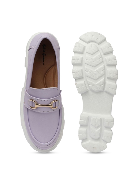 Mast & Harbour Women Patent Leather Loafers - Image 5