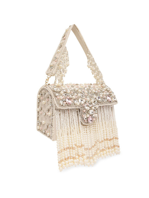 VASTANS Embellished Foldover Clutch