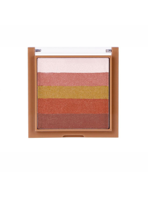 Half N Half Glow Brick Multi-Use Baked Highlighter- 7.5 g- Golden Oak 06 - Image 2