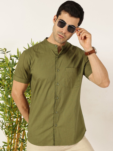 Mast & Harbour Men Premium Opaque Casual Shirt