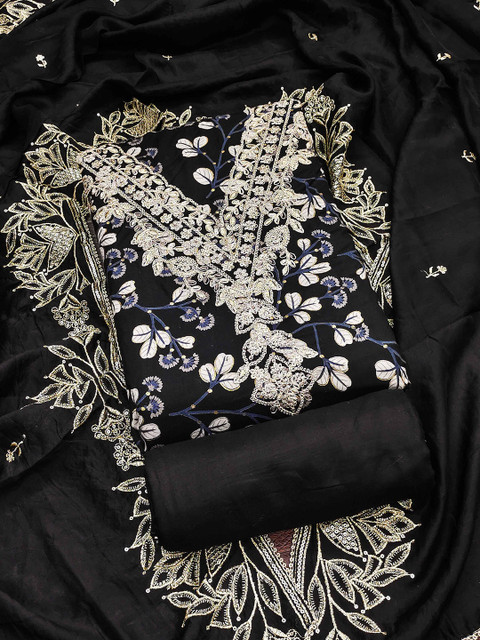 TAVAS Printed Unstitched Dress Material