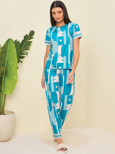 Sweet Dreams Women Printed Night suit