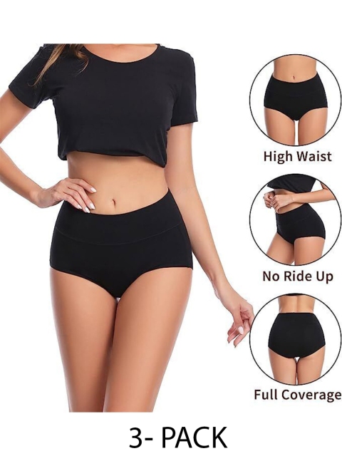 Diving Deep Women Pack of 3 Hipster Briefs