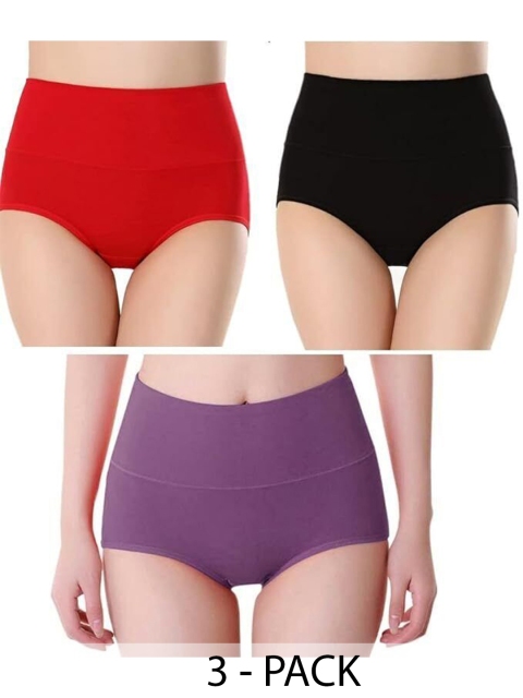 Diving Deep Pack of 3 Cotton Hipster Briefs