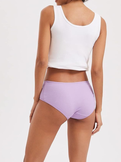 Diving Deep Women Pack Of 3 Cotton Hipster Briefs - Image 3