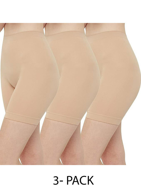 Diving Deep Women Pack of 3 Cotton Boy Shorts Briefs