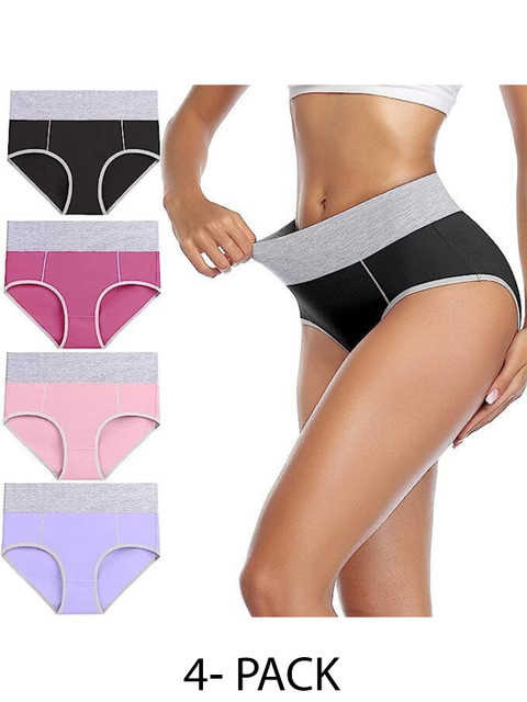 Diving Deep Pack of 4 Hipster Briefs