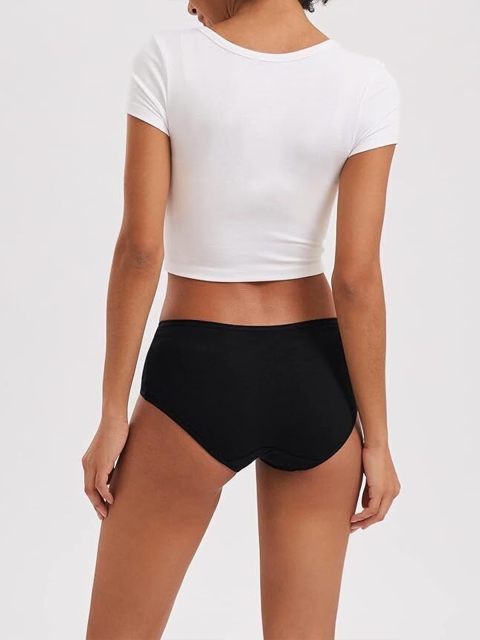 Diving Deep Women Pack Of 3 Cotton Hipster Briefs - Image 3