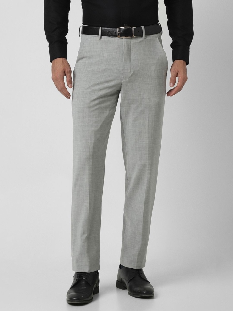 Van Heusen Men Mid-Rise Formal Trousers