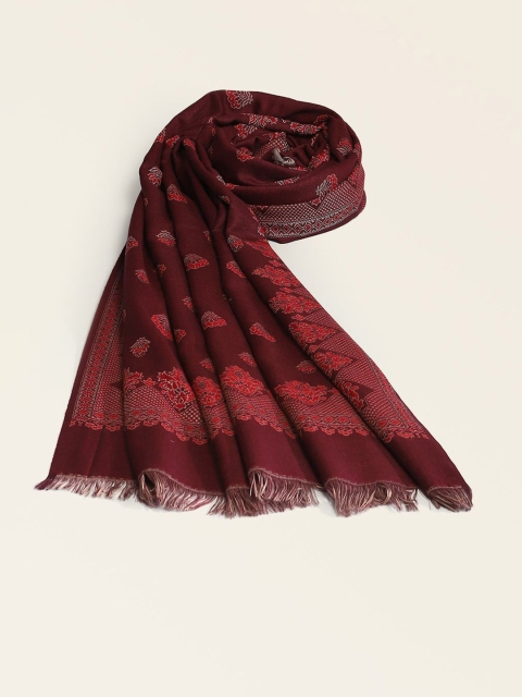 Monte Carlo Floral Printed Acrylic Shawl - Image 5