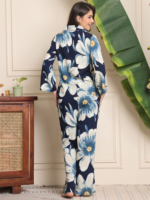 Claura Women Printed Night suit - Image 5
