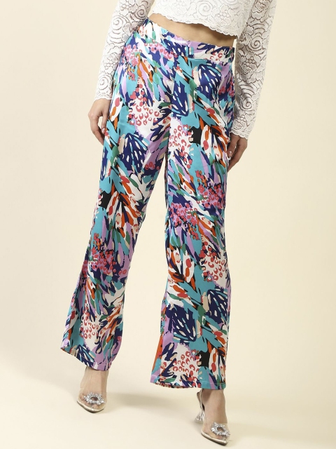 StyleCast X SERA Women Abstract Printed Relaxed Fit Trousers