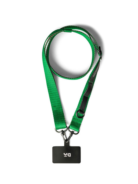 DailyObjects Green Leatherite Crossbody Phone Lanyard Strap