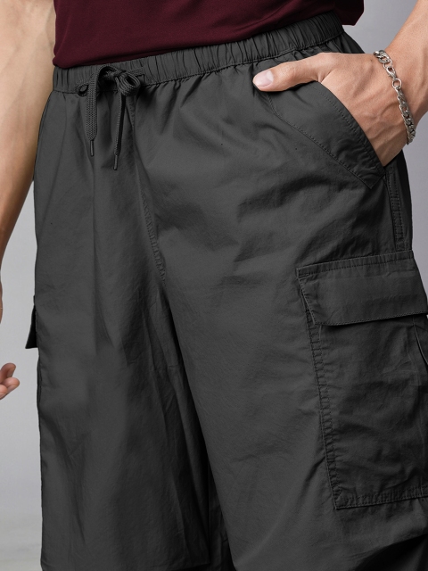 PRONK Men Relaxed-Fit Parachute Track Pants - Image 5