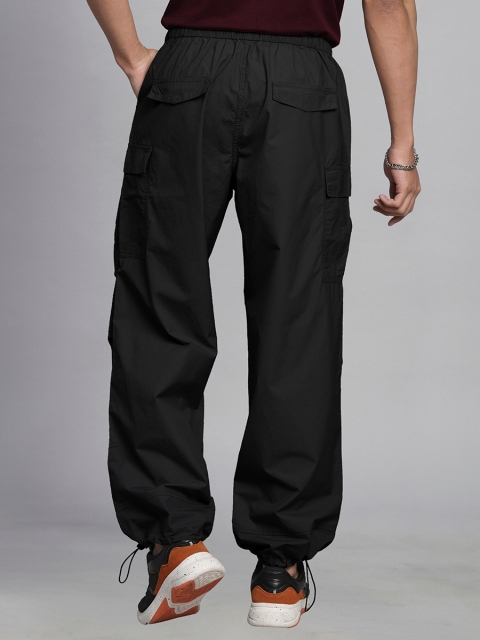 PRONK Men Relaxed-Fit Parachute Track Pants - Image 3