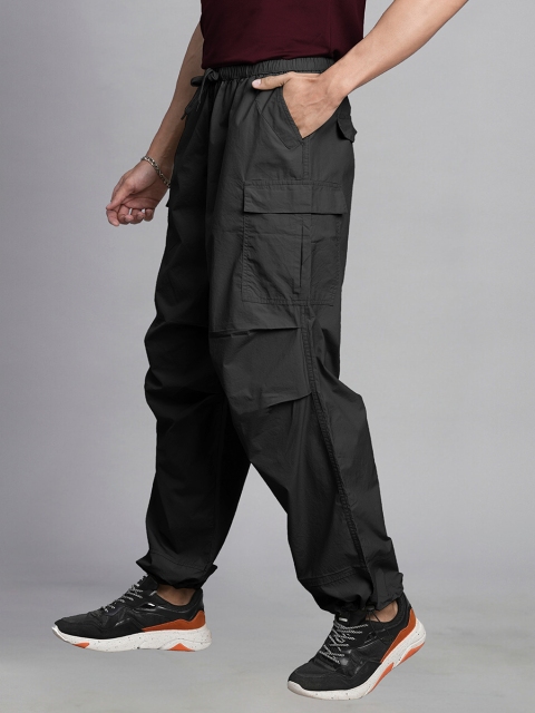 PRONK Men Relaxed-Fit Parachute Track Pants - Image 2