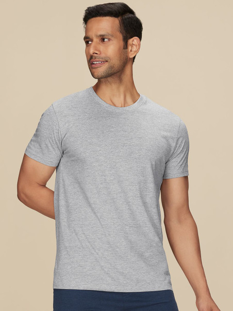 XYXX Pace Ultra Breezy, Super Combed Cotton Solid Crew Neck T-Shirt