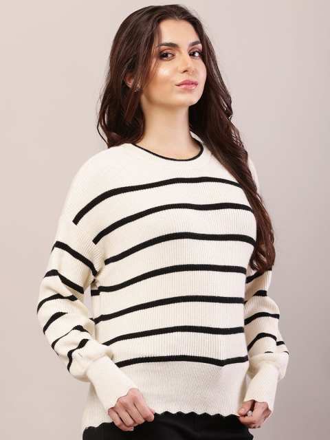 NoBarr Women Striped Pullover - Image 3