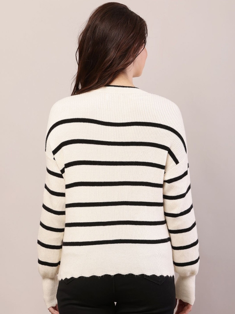 NoBarr Women Striped Pullover - Image 5