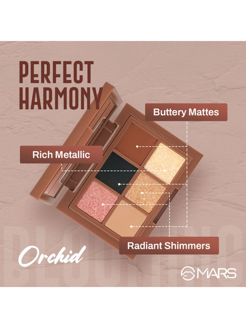 MARS Blooming Matte & Shimmer Eyeshadow Palette - Orchids 04