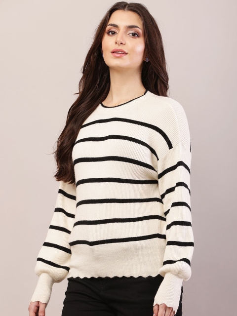 NoBarr Women Striped Pullover - Image 4