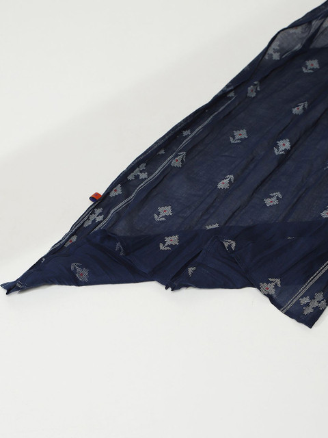 Rangriti Floral Printed Cotton Dupatta - Image 3