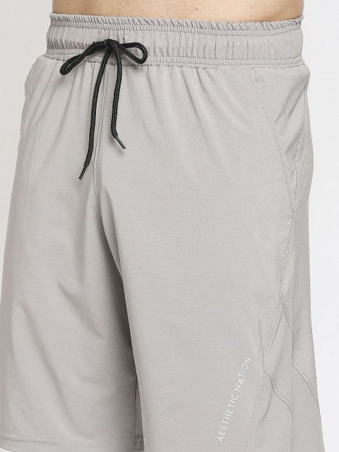 AESTHETIC NATION Men Mid-Rise Sports Shorts - Image 5
