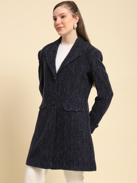 Global Republic Women Shawl Collar Single-Breasted Overcoat - Image 3