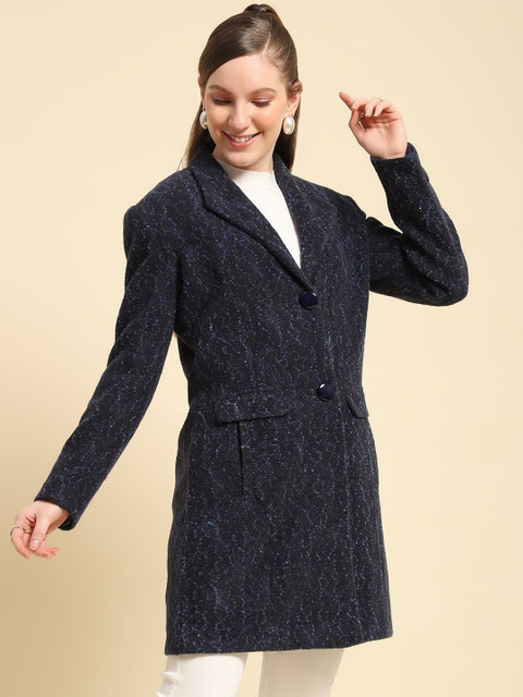 Global Republic Women Shawl Collar Single-Breasted Overcoat - Image 4