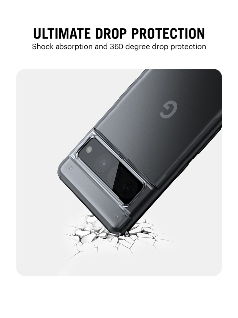 DailyObjects Frosted Clear Google Pixel 7 Pro Back Case - Image 3