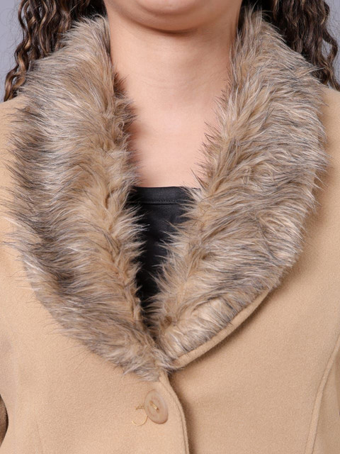 MTR-FELLAMO Women Regular Fit Shawl Collar Single Breasted Trench Coat - Image 2