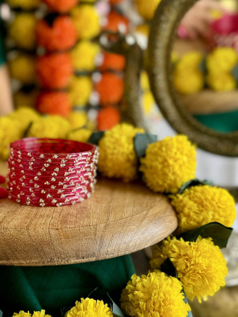 Janpath Online Set Of 12 Stone-Studded Glass Bangles