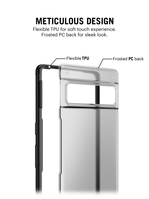 DailyObjects Frosted Clear Google Pixel 7 Pro Back Case - Image 5