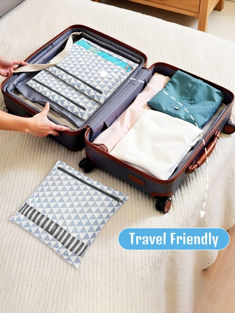 Kuber Industries Grey 6 Pcs Regular Clothes Storage Single Packing Bag Drawer Organiser - Image 2