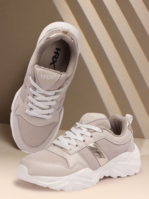 HRX by Hrithik Roshan Women Textured Lace-Ups Sneakers