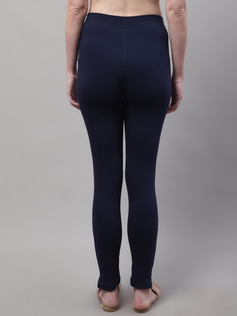 Valles365 by S.C. Women Pack Of 2 Cotton Ankle-Length Leggings with Pocket - Image 5