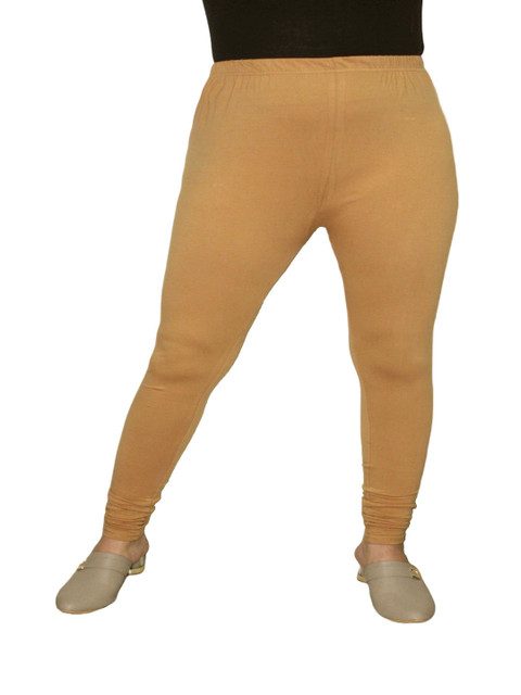 PINK SHELL Women Cotton Churidar-Length Leggings