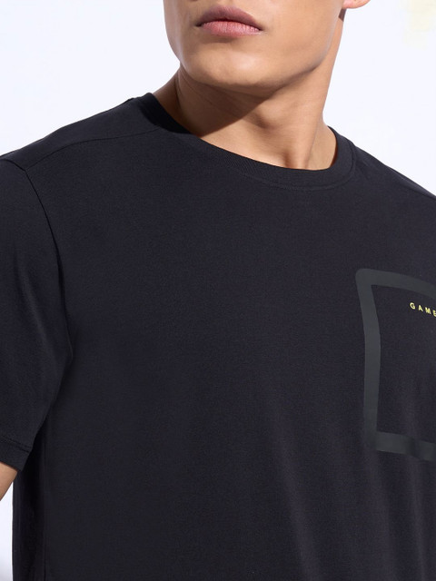 Ajile by Pantaloons Men Graphic Printed Round Neck Cotton T-shirt - Image 2