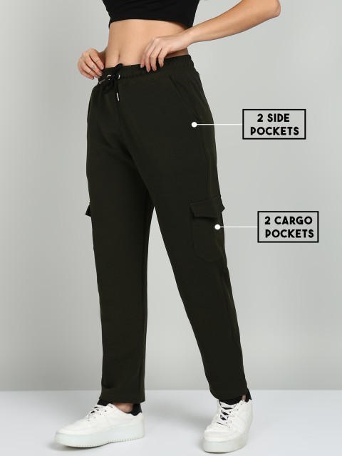 NEXSTEP Women Relaxed-Fit Dry Fit Mid Rise Cargo Track Pant - Image 7
