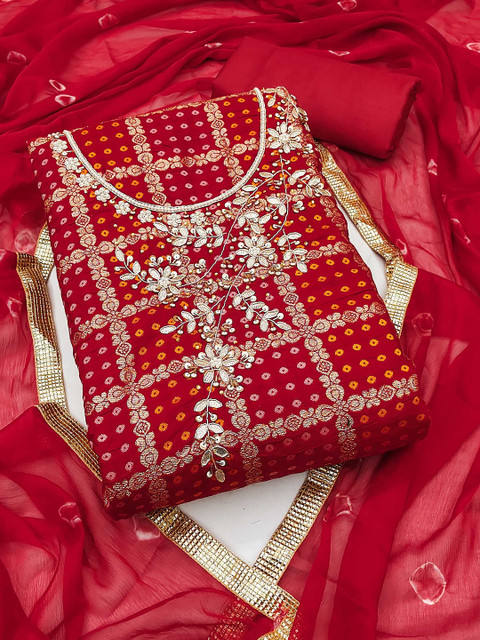 KALINI Unstitched Dress Material