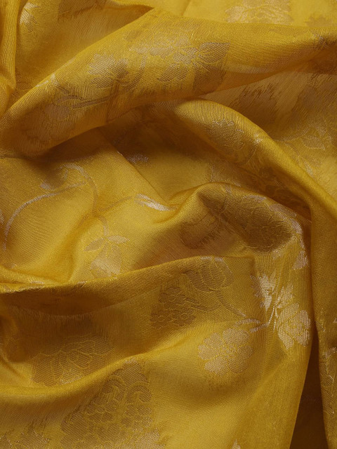 Meena Bazaar Embroidered Art Silk Unstitched Dress Material - Image 5