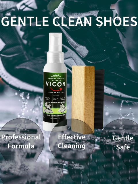 Adbeni Shoe Instant Cleaner with Cleaning Brush & Cloth - Image 5