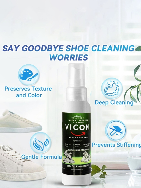 Adbeni Shoe Instant Cleaner with Cleaning Brush & Cloth - Image 3