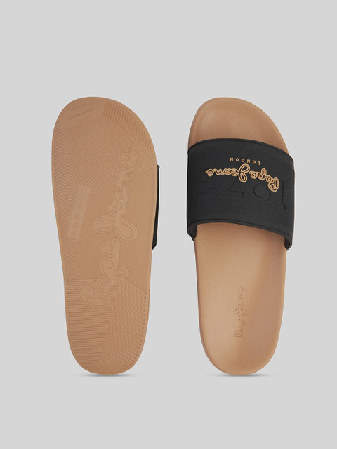 Pepe Jeans Men Printed Sliders - Image 3