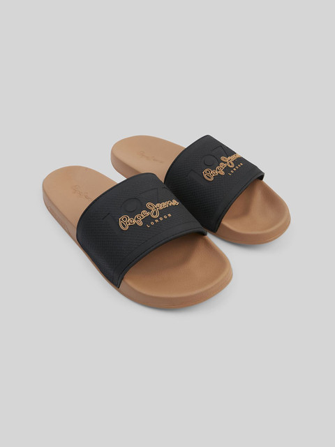 Pepe Jeans Men Printed Sliders - Image 5