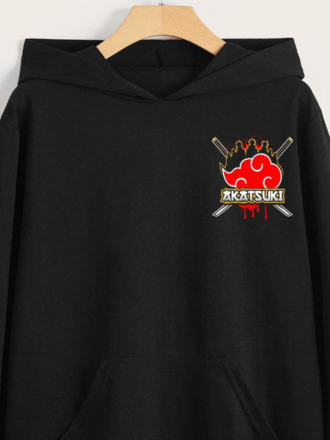 ZEN1 FASHION Men Rapid-Dry Anime Printed Hooded Sweatshirt - Image 3