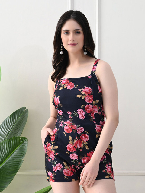 FLYING FEST Women Square Neck Jumpsuit